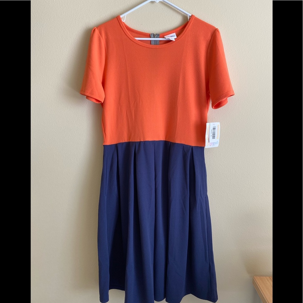 LuLaRoe Color Block Dress - XL
